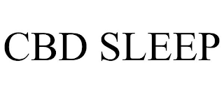 CBD SLEEP