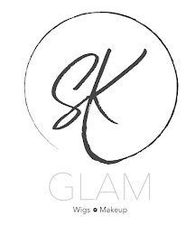 SK GLAM WIGS MAKEUP