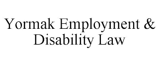 YORMAK EMPLOYMENT & DISABILITY LAW