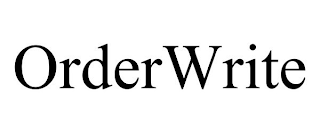 ORDERWRITE