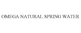 OMEGA NATURAL SPRING WATER