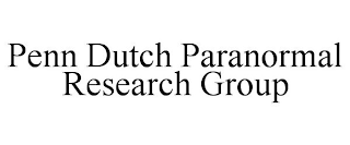 PENN DUTCH PARANORMAL RESEARCH GROUP