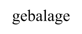 GEBALAGE