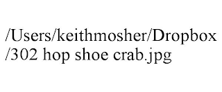 /USERS/KEITHMOSHER/DROPBOX/302 HOP SHOE CRAB.JPG