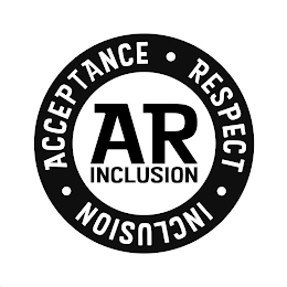 ACCEPTANCE · RESPECT · INCLUSION AR INCLUSION