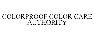 COLORPROOF COLOR CARE AUTHORITY