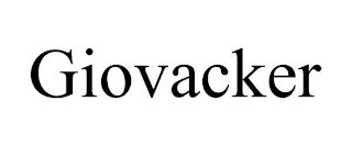 GIOVACKER