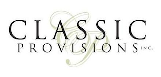 CLASSIC PROVISIONS INC. CP