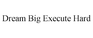 DREAM BIG EXECUTE HARD