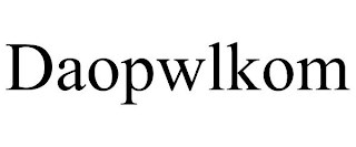 DAOPWLKOM