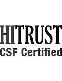 HITRUST CSF CERTIFIED