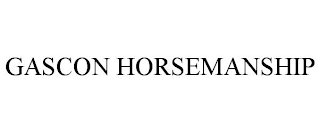 GASCON HORSEMANSHIP