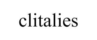 CLITALIES