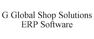 G GLOBAL SHOP SOLUTIONS ERP SOFTWARE