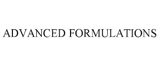 ADVANCED FORMULATIONS