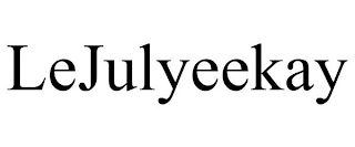 LEJULYEEKAY