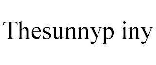 THESUNNYP INY