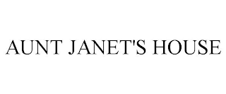 AUNT JANET'S HOUSE