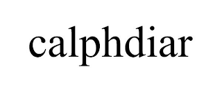 CALPHDIAR