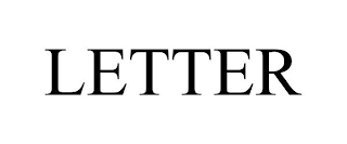 LETTER