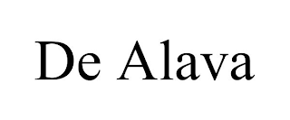 DE ALAVA