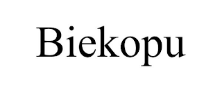 BIEKOPU