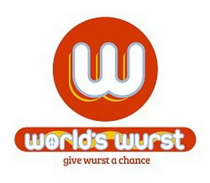 W WORLD'S WURST GIVE WURST A CHANCE