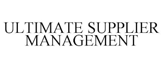 ULTIMATE SUPPLIER MANAGEMENT