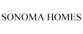 SONOMA HOMES