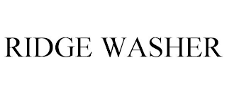 RIDGE WASHER