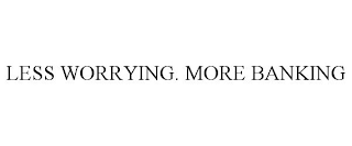 LESS WORRYING. MORE BANKING