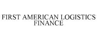 FIRST AMERICAN LOGISTICS FINANCE