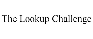 THE LOOKUP CHALLENGE