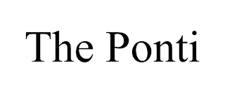 THE PONTI