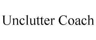 UNCLUTTER COACH