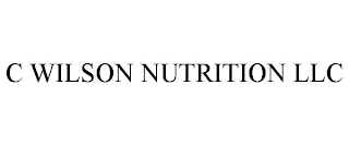 C WILSON NUTRITION LLC