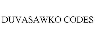 DUVASAWKO CODES