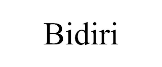 BIDIRI