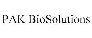 PAK BIOSOLUTIONS