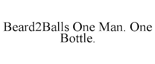 BEARD2BALLS ONE MAN. ONE BOTTLE.