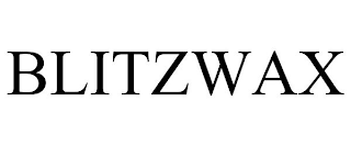 BLITZWAX