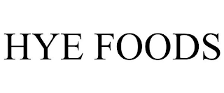 HYE FOODS