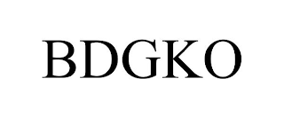 BDGKO