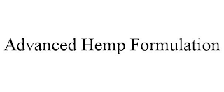 ADVANCED HEMP FORMULATION