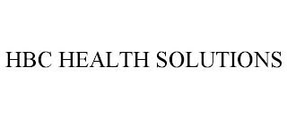 HBC HEALTH SOLUTIONS
