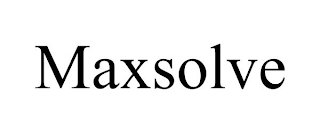 MAXSOLVE