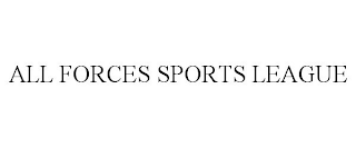 ALL FORCES SPORTS LEAGUE