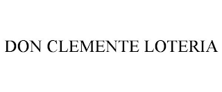 DON CLEMENTE LOTERIA