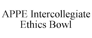 APPE INTERCOLLEGIATE ETHICS BOWL