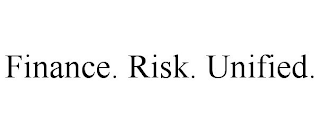 FINANCE. RISK. UNIFIED.